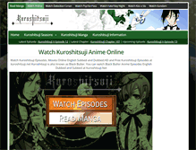 Tablet Screenshot of kuroshitsuji.net